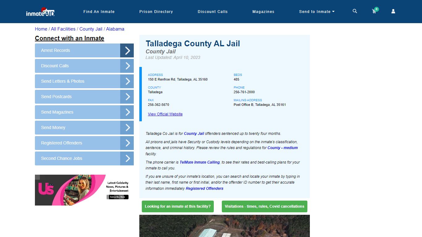 Talladega County AL Jail - Inmate Locator - Talladega, AL